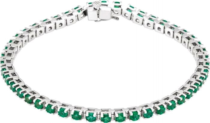 Aria Ruby, Emerald, Or Sapphire Bracelet