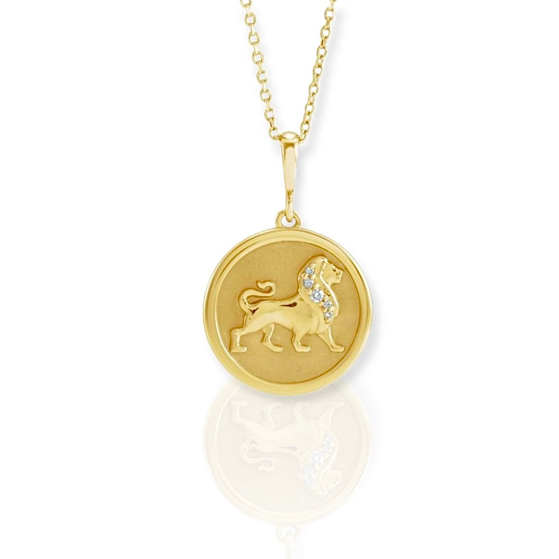 Proud Lion Coin Necklace