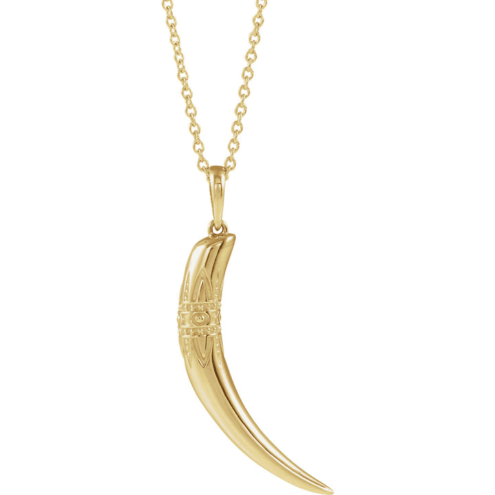 Golden Tusk Necklace