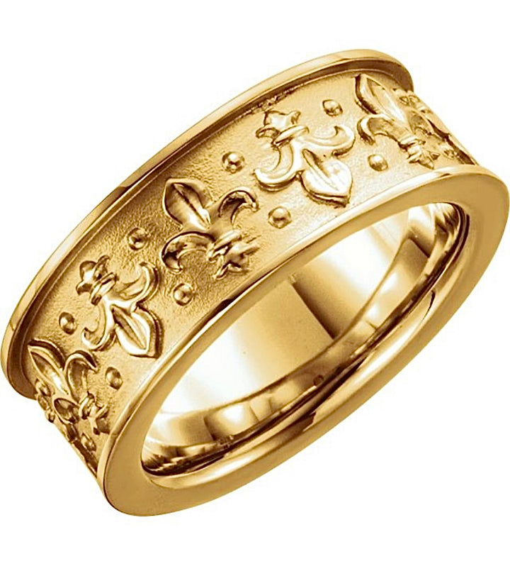 Fleur-de-lis Gold Band