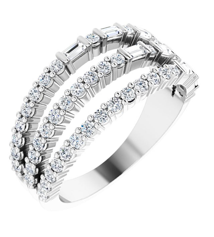 Diamond Stacked Ring